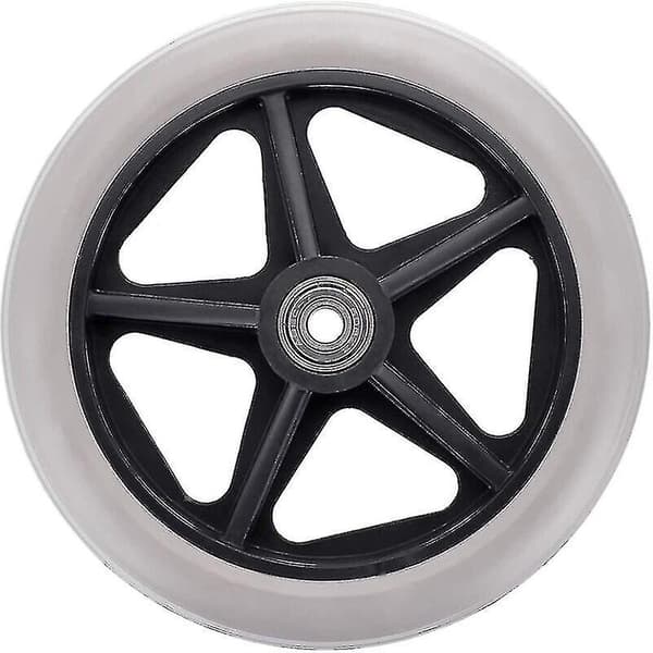 stk. 15 cm Gummi Erstatningshjul til Kørestol, Rollator, Walker - Universelle Hjul
