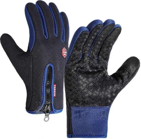 Freezer Storage Gloves, Warm Winter Gloves Waterproof Touchscreen Function IDCJY Navy Blue Navy blue S