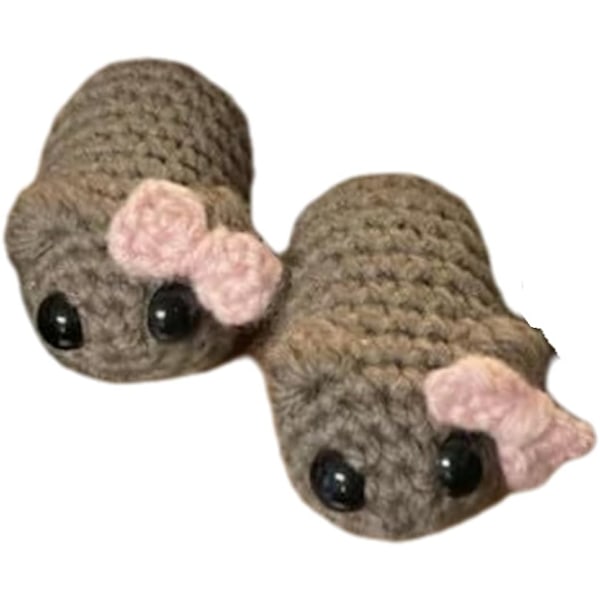 sad hamster, sad hamster stuffed animal, sad hamster crochet couple decoration gift, handmade hamster decoration 2 pack