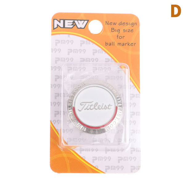 Golfmarkör Magnet Golftillbehör Kepsbricka Clip Accessori D one size D D one size