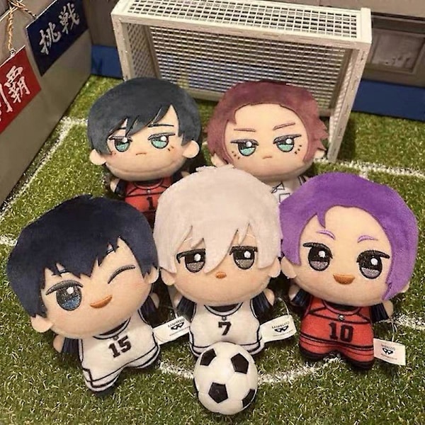 10cm Uusi Blue Lock Pehmo Riipus Avaimenperä Isagi Yoichi Nagi Seishiro Mikage Reo Rin Itoshi Itoshi Sae Toimintafiguuri Lelu Laukku Lahja Bachira Meguru 12cm
