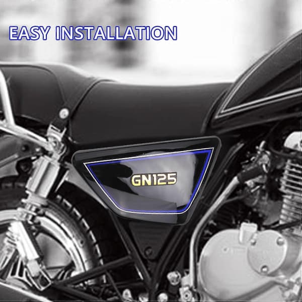 Motorcykel Batteri Side Cover Ramme Side Covers Paneler til Suzuki GN125 GN 125 black
