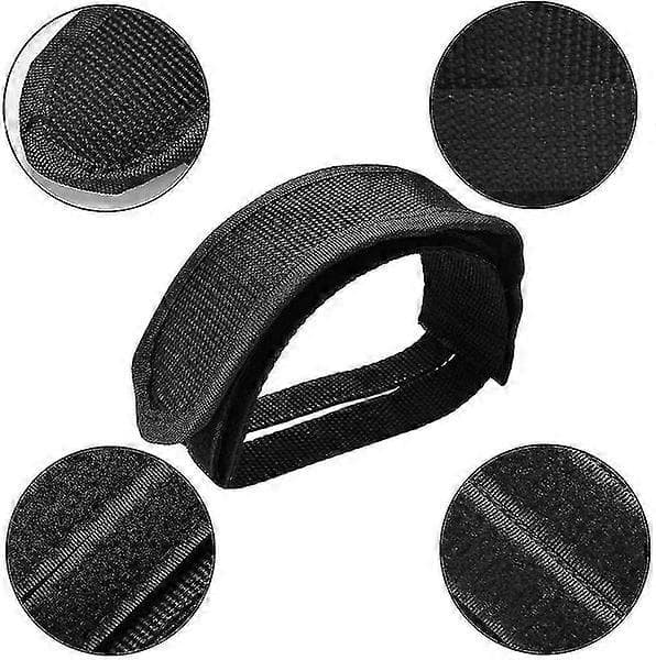 Sykkelstropper Pedal (4 stk), 2 par sykkelpedalstropper Pedal tåklips stroppetape