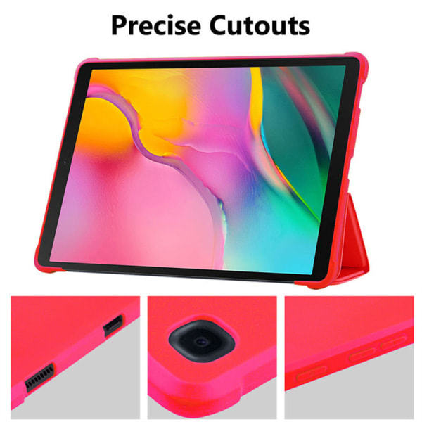 Kolmiosainen suojakotelo Samsung Galaxy Tab A8/X200/X205 10.5'' Violetti