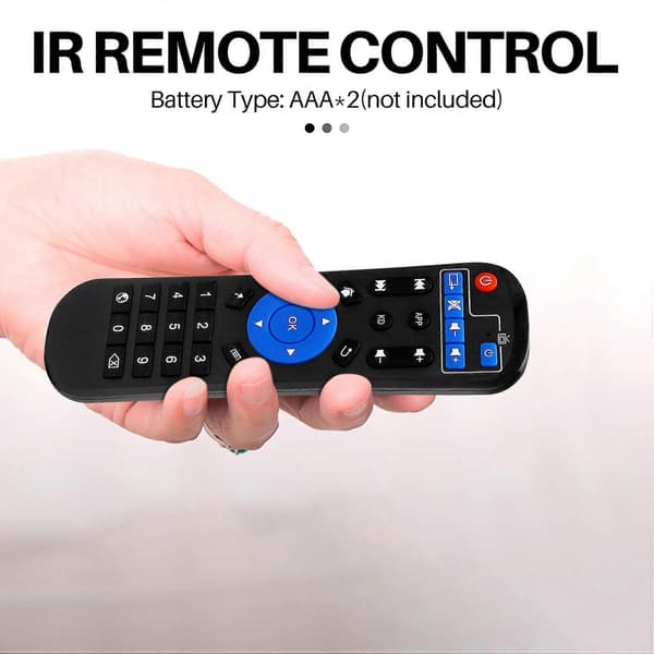 IR-fjernkontroll for T95MAX T9 T95Z PLUS MAX Android TV-boks Black
