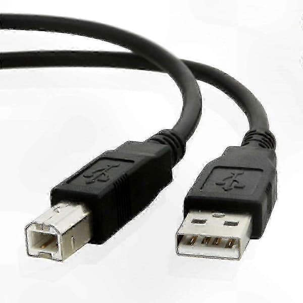 MIDI til USB-kabel til 61/49/25-tangenters keyboard-controllere - Kompakt adapterforbindelse Black
