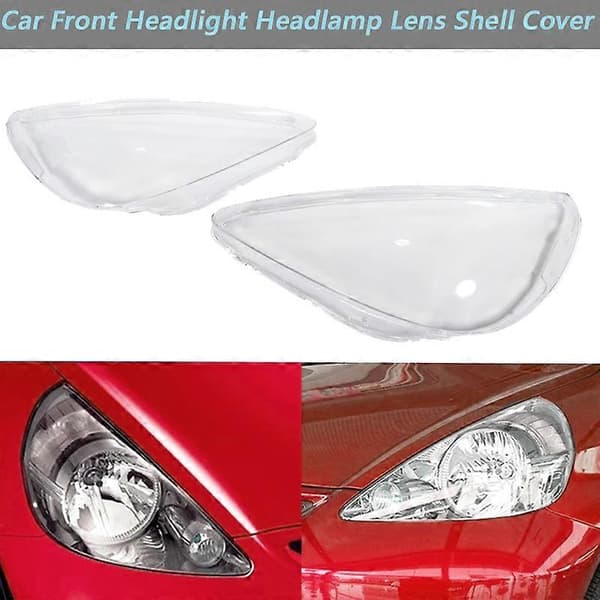 Car Headlight Front Headlamp Lens Shell Replacement for Honda Fit Jazz Hatchback 2003-2CJY Left