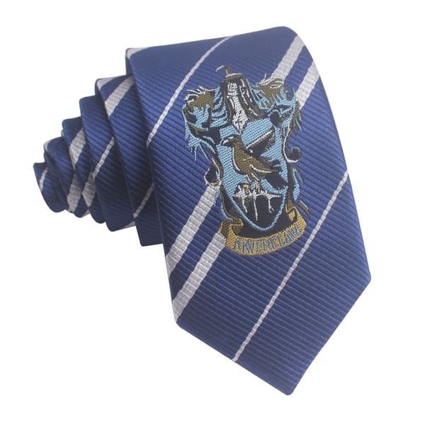 Hogwarts Polyester Slips 2-pack (Slips + Handknuten Slips) College Badge blue