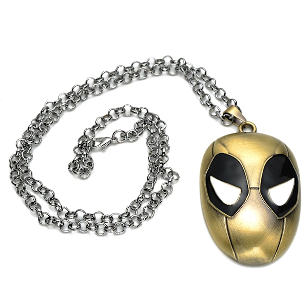 1 st Deadpool kreativ personlig halsband, superhjältehänge, guld Gold