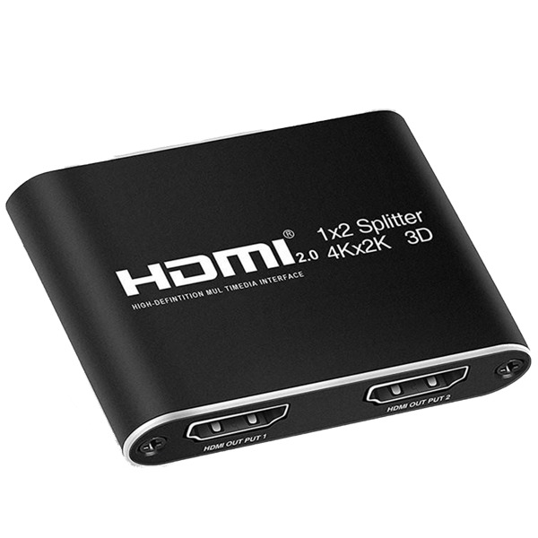 HDMI splitter 1x2 for 2 skjermer 3D/4K/1080pCJY 71