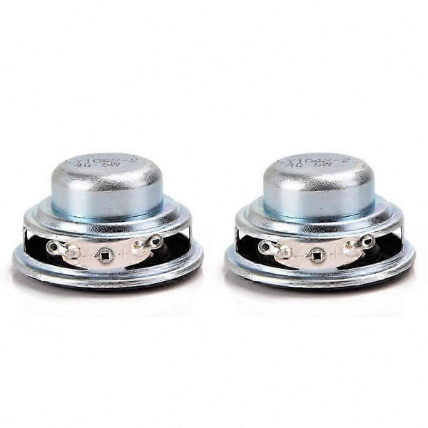 2-pack 40 mm 16-kärniga 4-ohms 5W gummi-kantade neodymmagnet-högtalare