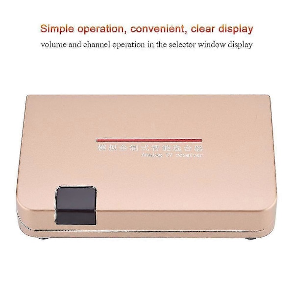 RF til HDMI Konverter Adapter med Fjernkontroll for Analog TV 100-240V