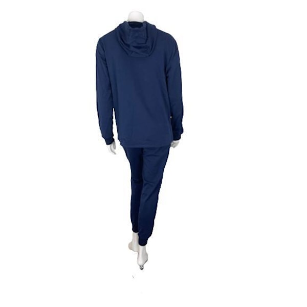 Mix & Match Hoodie og Joggebukse Slim Fit Marineblå XL MarineBlue xl