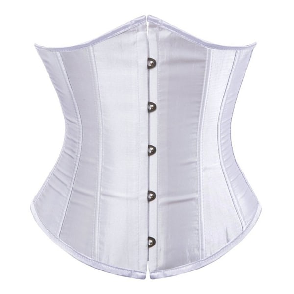 Underbust Korset Corselete Underwear HVID y hvid white XL