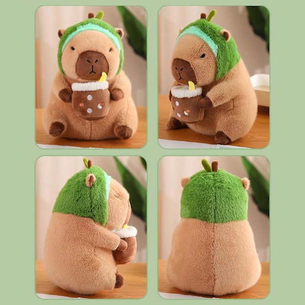 30cm/40cm Capybara Plyschleksaker Barn Fula Och Söta Gosedjur Kramkudde Med Avtagbart Huvudskydd Avokado Avokado Avocado 30cm