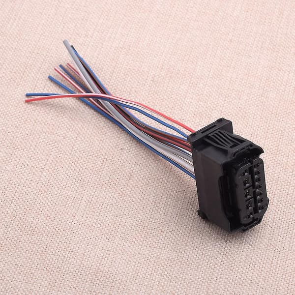 61132359991 12-benet forlygte stik ledningsnet til - F01 F02 E63 E64 E90 Black