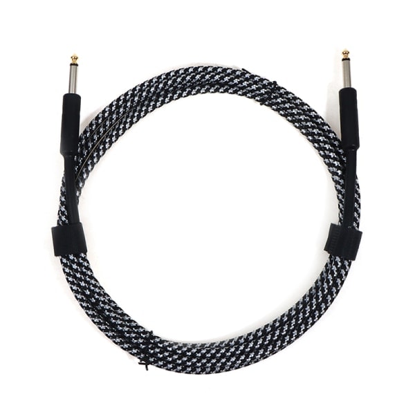 Fender Gitarrkabel Tråd Sladd Bas Elgitarr Box o Kabel Brus Svart 3m
