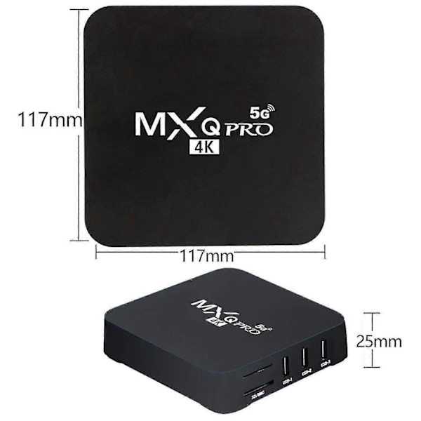 Android TV Box, 4K HDR Streaming Media Player, Core Smart TV Box