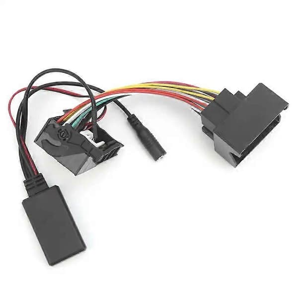 591 tuuman Bluetooth 50 AUX-kaapeliäänisovitin mikrofonilla, sopii BMW E60 E63 E64 E65 E66 E87 -malleihin