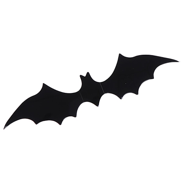 12 kpl/setti 3D Musta PVC Lepakko DIY Koriste Seinäkoriste Halloween Party