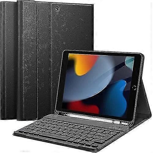 Tangentbord för iPad 9:e generationen 2021/iPad 8:e 2020/iPad 7:e 2019 10,2 tum - Trådlöst Bluetooth Aze