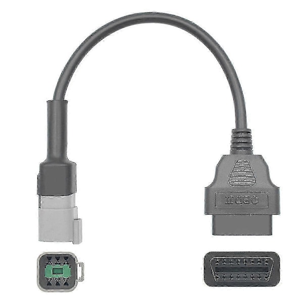 CAN AM UTV diagnostikkabel 6-benet til 16-benet OBD2 scanneradapter Black