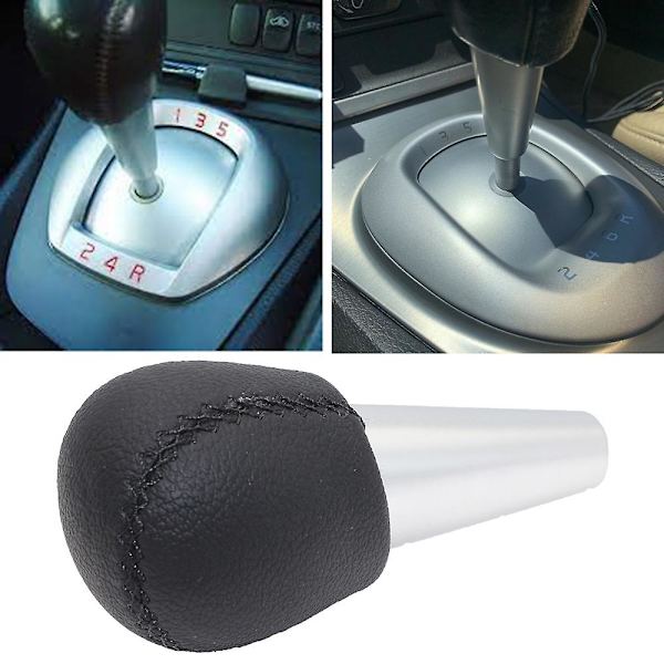 Kompatibel med Volvo S60 V70 S60R V70R bil växelspaksknopp PU läder växelspak handboll