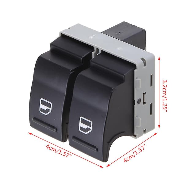 7E0959855A Hovedkontrollbryter for vindu passer til Transporter T5 Black