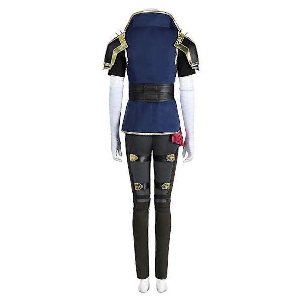 Arcane Vi Cosplay Sheriff Tøj Parykker Anime Spil LoL 2 Kostume Voksen Kvinde Rollespil Frækt Tøj Fest Udklædningstøj (FMY) PARYK WIG M