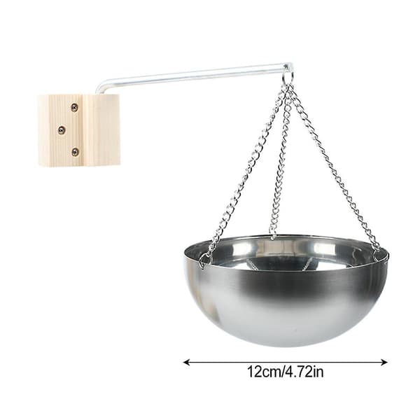 Sølv Rustfrit Stål Sauna Aroma Skål Elegant Sæt Til Afslapning Sauna Rustfrit Stål Aroma Skål