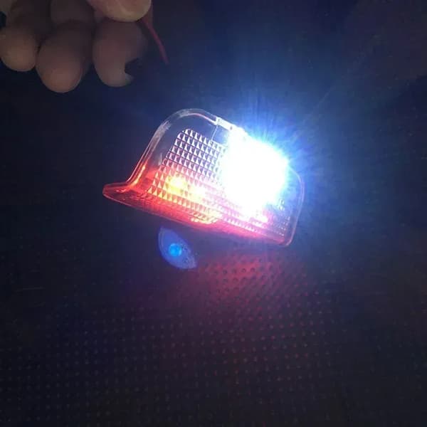 2 pcs. LED Decorative Door Light Welcome Projector Compatible with VW Passat B6 B7 Sharan CC Golf 5 6 7 Jetta Scirocco 3 Tiguan EOS GTD GTD GTE 2PCS