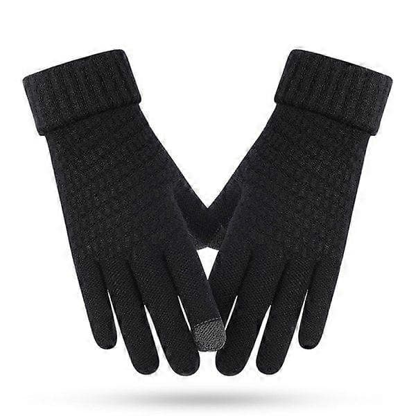 Men's Winter Warm Stretch Gloves CJY Black