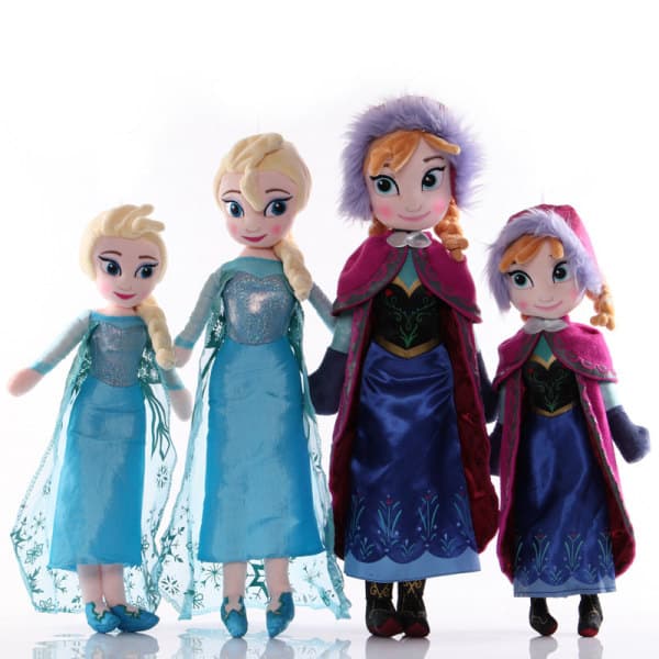 Frozen pehmolelu Elsa + Anna 50cm 50cm