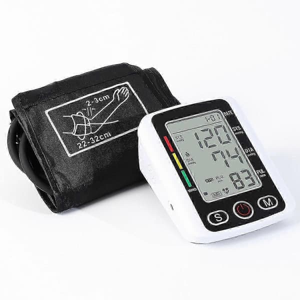 Talande digital automatisk handledsblodtrycksmätare med stor LCD-skärm -YT4