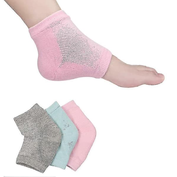 Moisturizing Socks - Gel Heel Socks for Dry Cracked Heels