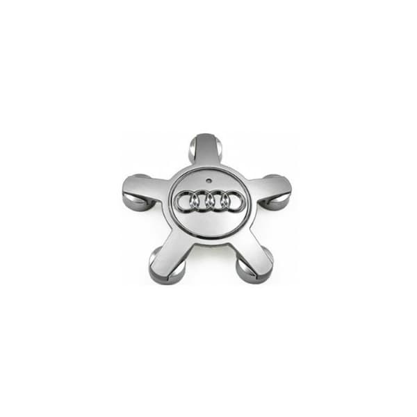 4-delars set med 4 logo-navkapslar, kompatibla med Audi 135mm navkapslar
