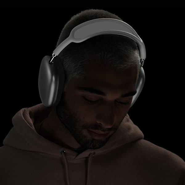 P9 Over-Ear Hörlurar Memory Foam Full Coverage Headset Aktiv Brusreducering{HH} Black