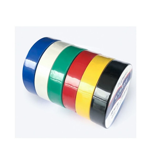 6-pakning elektrikertape Elektrisk ledningstape Isolerende tape