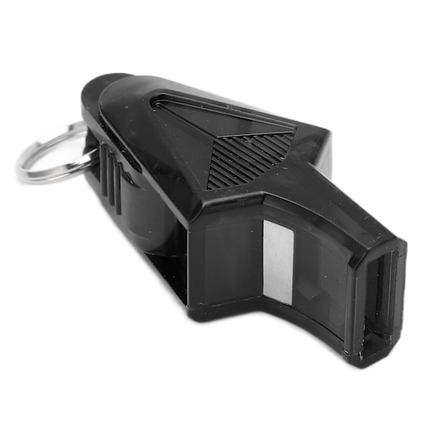 Tuomarin pilli Robust Durable Resonance Sharp Portable Sound Whistle kilpailuihin ja urheiluun Musta