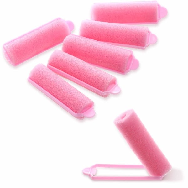 TG 36 st Skumrullar Flexibla Hårstyling Locktänger Rosa