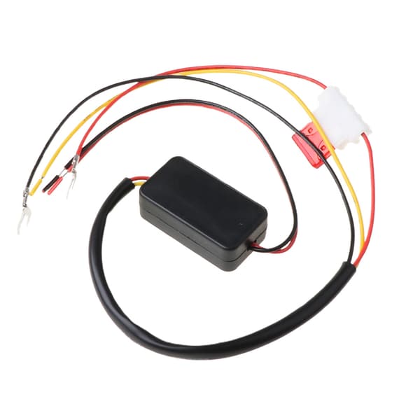 Car LED Daytime Running Light Relay Wiring Harness DRL Control ON/OFF Automatic