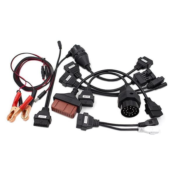 Komplett sett 8 bilkabel diagnostisk kabel OBD-omformerkabel for TCS CDP