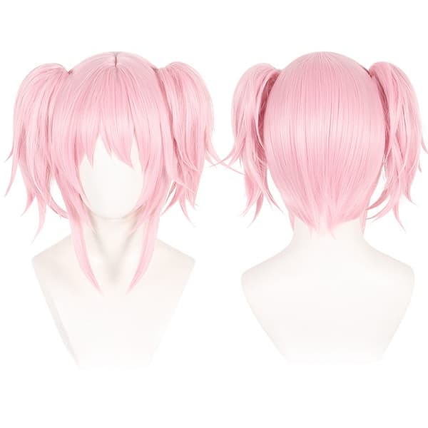 Rosa Cosplay Peruk - 100% Högtemperaturfiber, Perfekt för Anime Rollspel & Fester
