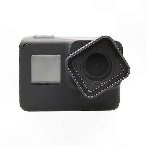 UV-linsebeskyttelse erstatning til Action Camera Hero7 6 5 modeller - Beskyttende glas reservedel black