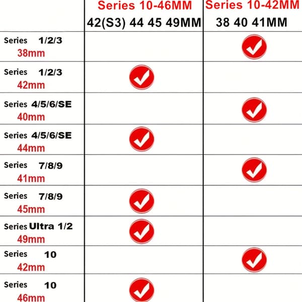 Ægte læderrem, Apple Watch, flere størrelser language 38\/40\/41\/S10-42MM