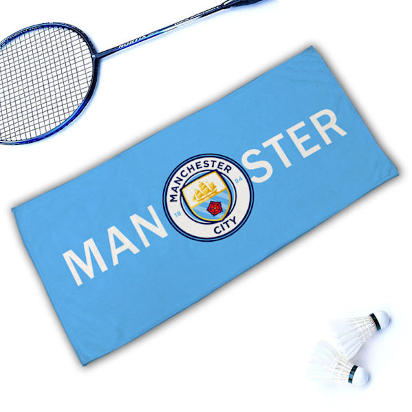 2024 Urheilupyyhe Jalkapalloilijoille Hiki Pyyhe Seura Urheilupyyhe Manchester City Manchester City 70*140CM