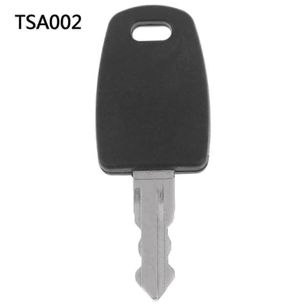 Kuffertlåse Nøgler Lås Nøgle TSA002 TSA007 til Bagage Kuffert Multifunktionel Nøgle Black  Silver