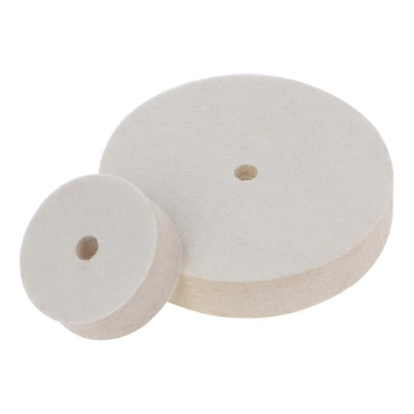 2/4 Tum Poleringsslipning Ullfilt Hjul Polermaskin Slipskiva Pad F 4 inch