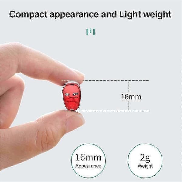 Mini høreapparater til ældre med støjreduktion, komfortable letvægts høreapparater lydstemmeforstærker Red