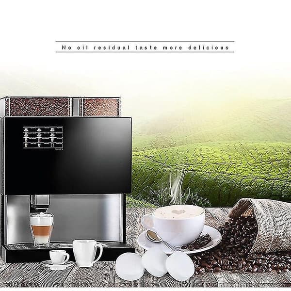 50 kpl Yleispuhdistustabletteja kahville, vesipulloille, teelle, espressokoneille A-A1 white